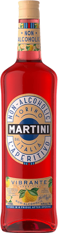 12,95 € Spedizione Gratuita | Vermut Martini Vibrante Italia Bottiglia 75 cl Senza Alcol