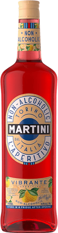 16,95 € Envío gratis | Vermut Martini Vibrante Italia Botella 75 cl Sin Alcohol