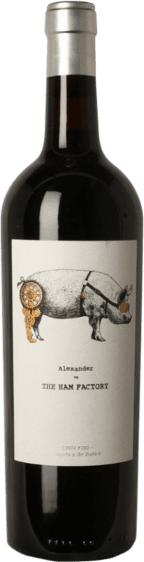 81,95 € Kostenloser Versand | Rotwein Casa Rojo Alexander The Ham Factory D.O. Ribera del Duero Kastilien und León Spanien Tempranillo, Merlot, Cabernet Sauvignon, Malbec Magnumflasche 1,5 L