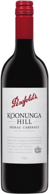 13,95 € Envoi gratuit | Vin rouge Penfolds Koonunga Hill Shiraz-Cabernet Jeune I.G. Southern Australia Australie méridionale Australie Syrah, Cabernet Sauvignon Bouteille 75 cl