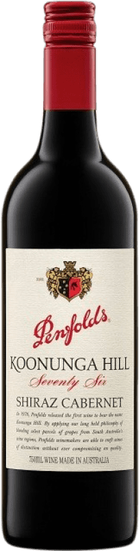 12,95 € Бесплатная доставка | Красное вино Penfolds Koonunga Hill Shiraz-Cabernet Молодой I.G. Southern Australia Южная Австралия Австралия Syrah, Cabernet Sauvignon бутылка 75 cl