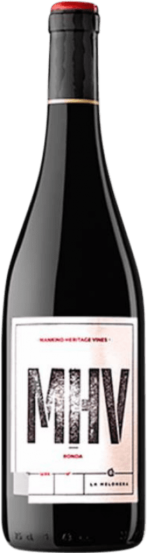 59,95 € Free Shipping | Red wine Finca La Melonera M.H.V. Tinto D.O. Sierras de Málaga Andalusia Spain Tintilla de Rota Bottle 75 cl