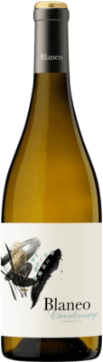 18,95 € Kostenloser Versand | Weißwein Pagos de Aráiz Blaneo Spanien Chardonnay 75 cl