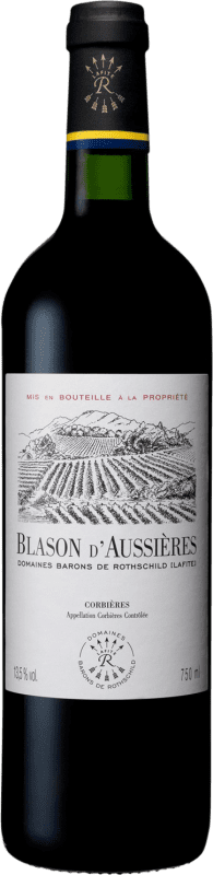 19,95 € Free Shipping | Red Wine Barons de Rothschild Blason d'Aussières Languedoc-Roussillon France Syrah — Shiraz, Garnacha — Grenache, Cariñena — Carignan Bottle 75 cl