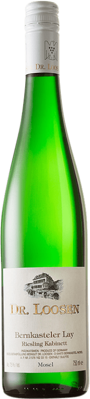 13,95 € Free Shipping | White Wine Dr. Loosen Bernkasteler Lay Kabinett — Ripe Harvest Q.b.A. Mosel Germany Riesling Bottle 75 cl