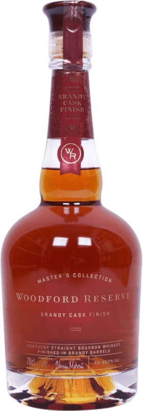 168,95 € Envío gratis | Whisky Bourbon Woodford Master Collection Brandy Cask Finished Reserva Kentucky Estados Unidos Botella 70 cl