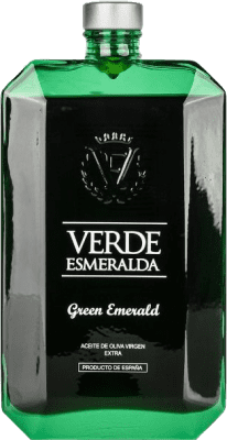 32,95 € Spedizione Gratuita | Olio d'Oliva Verde Esmeralda Premium Green Emerald Picual Bottiglia Medium 50 cl
