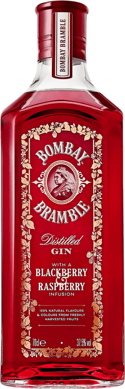 22,95 € Envio grátis | Genever Gin Bombay Bramble Reino Unido 70 cl Raspberry — Framboesa, Blackberry — Amora
