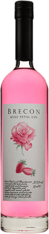29,95 € Kostenloser Versand | Gin Penderyn Brecon Rose Petal Gin Flasche 70 cl