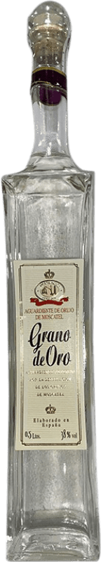 10,95 € 免费送货 | 西班牙渣酿白兰地 Orujo SyS Grano de Oro Orujo de Moscatel 西班牙 Muscat 瓶子 Medium 50 cl