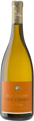 27,95 € Envio grátis | Vinho branco Julien Brocard A.O.C. Petit-Chablis Borgonha França Chardonnay Garrafa 75 cl