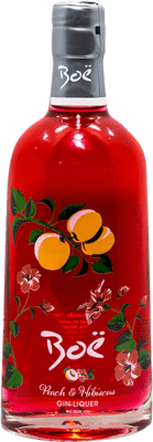 28,95 € Бесплатная доставка | Джин VC2 Brands Boë Peach Hibiscus Gin Шотландия Объединенное Королевство бутылка Medium 50 cl