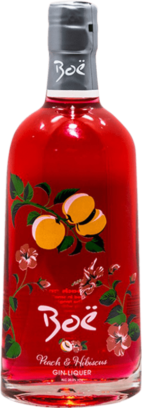 22,95 € 送料無料 | ジン VC2 Brands Boë スコットランド イギリス ミディアムボトル 50 cl Hibiscus — ハイビスカス, Peach — モモ
