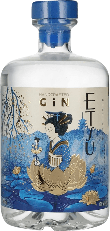 51,95 € Envío gratis | Ginebra Asahikawa Etsu Japanese Gin Botella 70 cl