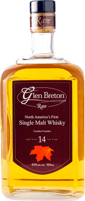 96,95 € Envio grátis | Whisky Single Malt Glen Breton Canadá 14 Anos 70 cl