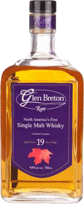 72,95 € Kostenloser Versand | Single Malt Whisky Glen Breton Kanada 19 Jahre 70 cl