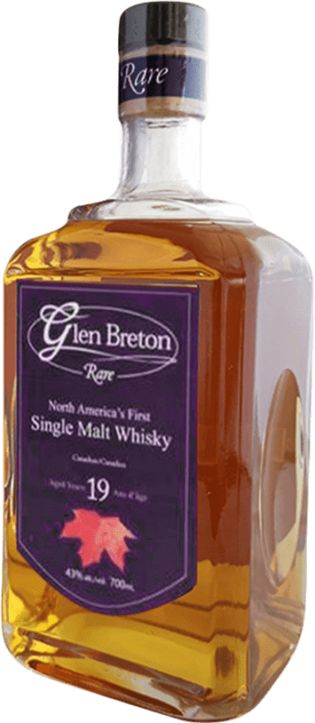 97,95 € Kostenloser Versand | Whiskey Single Malt Glen Breton Kanada 19 Jahre Flasche 70 cl
