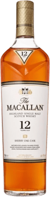 103,95 € 免费送货 | 威士忌单一麦芽威士忌 Macallan Sherry Oak 斯佩塞 英国 12 岁 瓶子 70 cl