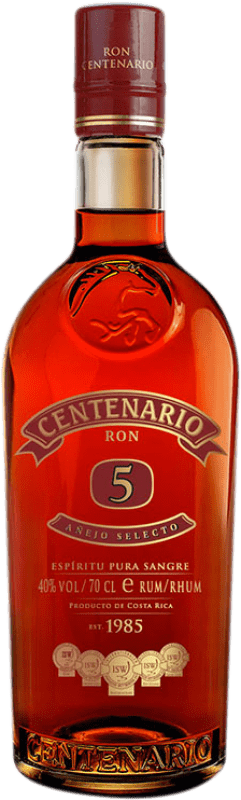 14,95 € Free Shipping | Rum Centenario Costa Rica 5 Years 70 cl
