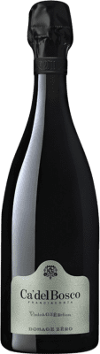 84,95 € 免费送货 | 白起泡酒 Ca' del Bosco Zero Dosage D.O.C.G. Franciacorta 意大利 Pinot Black, Chardonnay, Pinot White 瓶子 75 cl