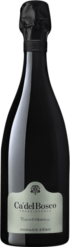 84,95 € Kostenloser Versand | Weißer Sekt Ca' del Bosco Zero Dosage D.O.C.G. Franciacorta Italien Spätburgunder, Chardonnay, Weißburgunder Flasche 75 cl