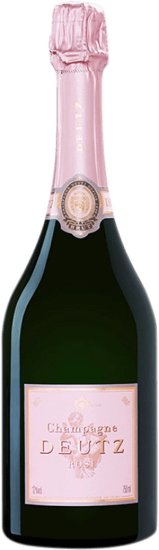 75,95 € Envio grátis | Espumante rosé Deutz Rose Brut A.O.C. Champagne Champagne França Pinot Preto, Chardonnay Garrafa 75 cl