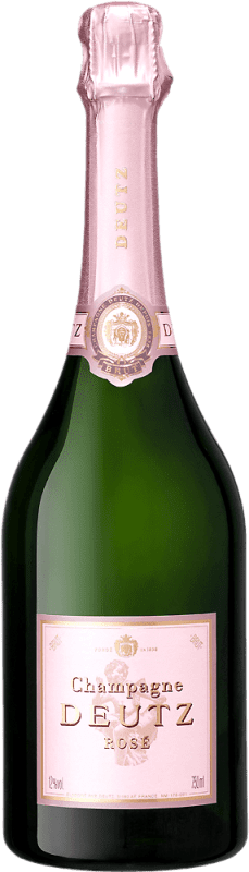 85,95 € 免费送货 | 桃红起泡酒 Deutz Brut — 起泡酒 干型 Rosé — 桃红葡萄酒 A.O.C. Champagne 香槟酒 法国 Pinot Noir — 黑皮诺, Chardonnay — 莎当妮 75 cl