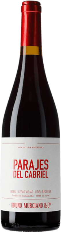 7,95 € Free Shipping | Red wine Murciano & Sampedro Parajes del Cabriel D.O. Utiel-Requena Spain Bobal Bottle 75 cl