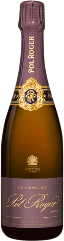 99,95 € Kostenloser Versand | Rosé Sekt Pol Roger Vintage Rose Brut A.O.C. Champagne Champagner Frankreich Spätburgunder, Pinot Meunier Flasche 75 cl