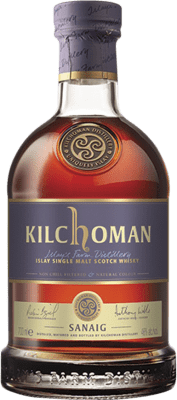 79,95 € Kostenloser Versand | Whiskey Single Malt Kilchoman Sanaigs Flasche 70 cl