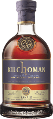 76,95 € Envío gratis | Whisky Single Malt Kilchoman Sanaig Reino Unido 70 cl