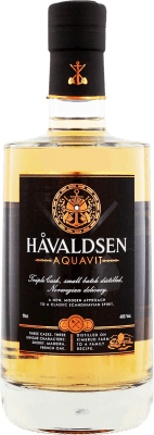 51,95 € Envio grátis | Aquavit Kimerud Farm Havaldsen Triple Cask — Tripla Barrica Noruega 70 cl