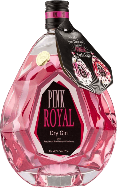 25,95 € Spedizione Gratuita | Gin Old St. Andrews Pink Royal Dry Gin Bottiglia 70 cl