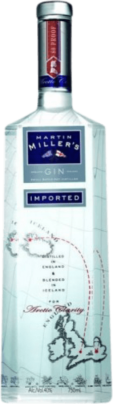 95,95 € Бесплатная доставка | Джин Martin Miller's Dry Gin Объединенное Королевство Специальная бутылка 1,75 L