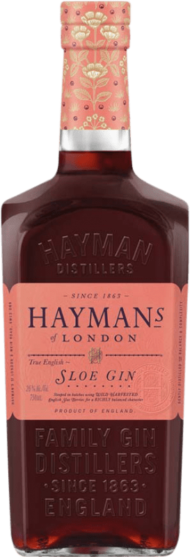 26,95 € Envio grátis | Gin Gin Hayman's Sloe Garrafa 70 cl
