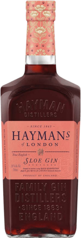 33,95 € Envío gratis | Ginebra Gin Hayman's Sloe Botella 70 cl