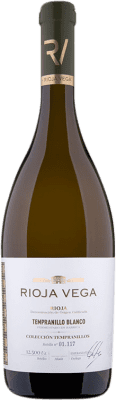 13,95 € Spedizione Gratuita | Vino bianco Rioja Vega D.O.Ca. Rioja La Rioja Spagna Tempranillo Bianco Bottiglia 75 cl