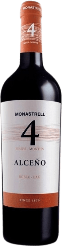 6,95 € Free Shipping | Red wine Alceño 4 Meses Oak D.O. Jumilla Region of Murcia Spain Syrah, Monastrell Bottle 75 cl