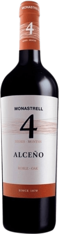 6,95 € Envoi gratuit | Vin rouge Alceño 4 Meses Chêne D.O. Jumilla Région de Murcie Espagne Syrah, Monastrell Bouteille 75 cl