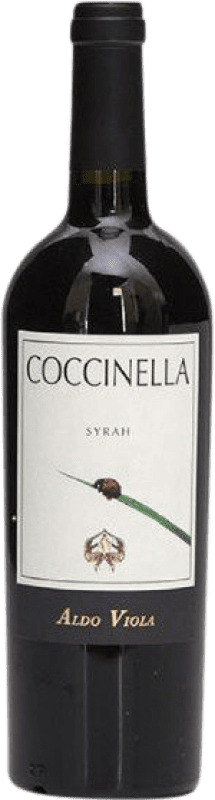 19,95 € 免费送货 | 红酒 Aldo Viola Coccinella I.G.T. Terre Siciliane 西西里岛 意大利 Syrah 瓶子 75 cl