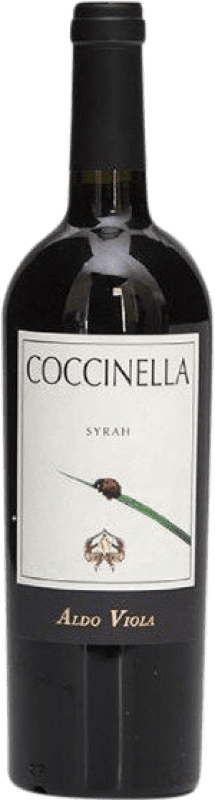19,95 € Бесплатная доставка | Красное вино Aldo Viola Coccinella I.G.T. Terre Siciliane Сицилия Италия Syrah бутылка 75 cl