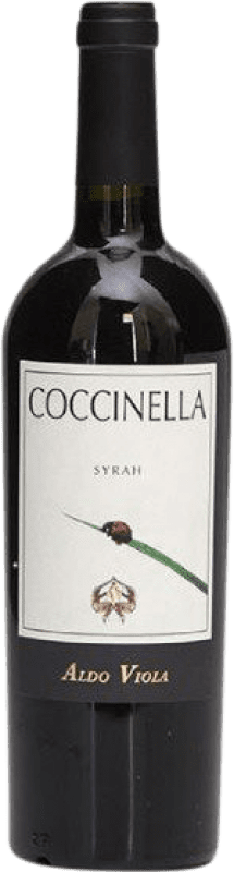 19,95 € Free Shipping | Red wine Aldo Viola Coccinella I.G.T. Terre Siciliane Sicily Italy Syrah Bottle 75 cl