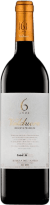 632,95 € 免费送货 | 红酒 Valduero Premium 预订 D.O. Ribera del Duero 卡斯蒂利亚莱昂 西班牙 Tempranillo 6 岁 瓶子 Jéroboam-双Magnum 3 L