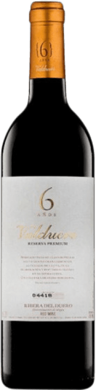 632,95 € 免费送货 | 红酒 Valduero Premium 预订 D.O. Ribera del Duero 卡斯蒂利亚莱昂 西班牙 Tempranillo 6 岁 瓶子 Jéroboam-双Magnum 3 L