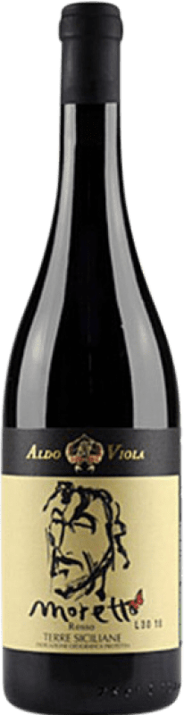 24,95 € Free Shipping | Red wine Aldo Viola Moretto I.G.T. Terre Siciliane Sicily Italy Nero d'Avola Bottle 75 cl