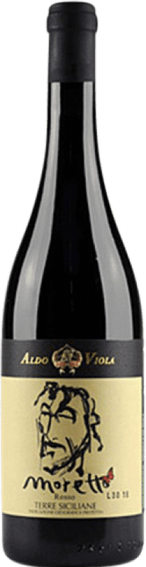 24,95 € Envio grátis | Vinho tinto Aldo Viola Moretto I.G.T. Terre Siciliane Sicília Itália Nero d'Avola Garrafa 75 cl