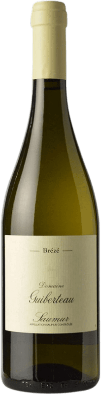 59,95 € Free Shipping | White wine Domaine Guiberteau Blanc Brézé A.O.C. Saumur-Champigny Loire France Chenin White Bottle 75 cl
