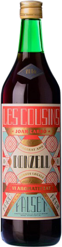 9,95 € Free Shipping | Vermouth Les Cousins Donzell D.O.Ca. Priorat Catalonia Spain Bottle 1 L