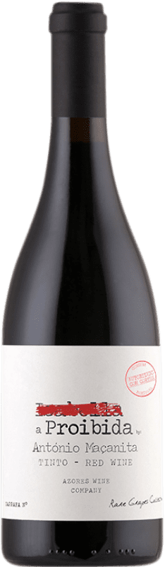 25,95 € Envio grátis | Vinho tinto Azores Wine Proibida I.G. Azores Islas Azores Portugal Isabella, Vidueño Garrafa 75 cl