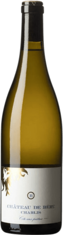 54,95 € Envío gratis | Vino blanco Château de Béru Côte aux Prêtres A.O.C. Chablis Borgoña Francia Chardonnay Botella 75 cl